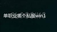 单职业哪个私服win10能玩